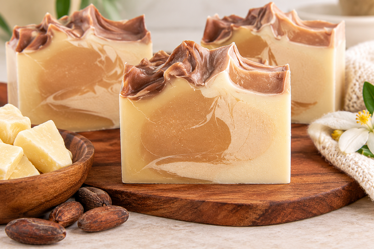 Cocoa Butter Cashmere – Handcrafted Goat Milk Soap